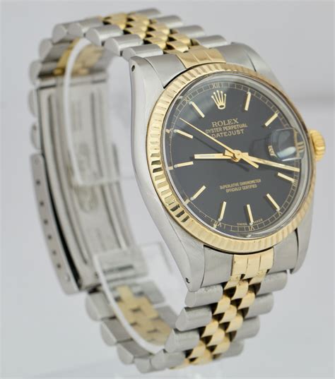 1980 rolex datejust two tone.